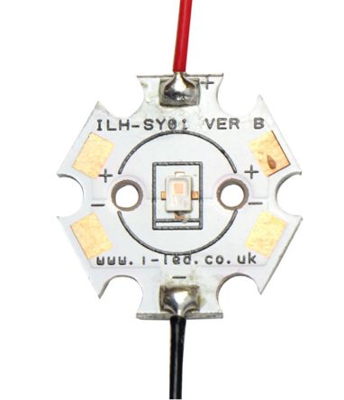 Intelligent LED Solutions ILS, LED-Array 2.75 → 3.5V, Ø 20mm 106 Lm-Typ Aluminium