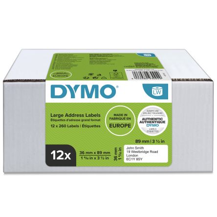 Dymo Rouleau étiquette Pour 450, 450 Duo, 450 Turbo, 450 Twin Turbo, 4XL, Wireless