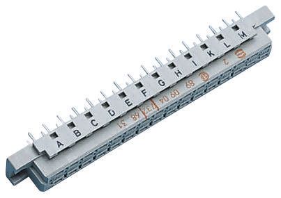 HARTING C2 DIN 41612-Steckverbinder Buchse Gerade, 32-polig / 2-reihig, Raster 5.08mm Lötanschluss Durchsteckmontage