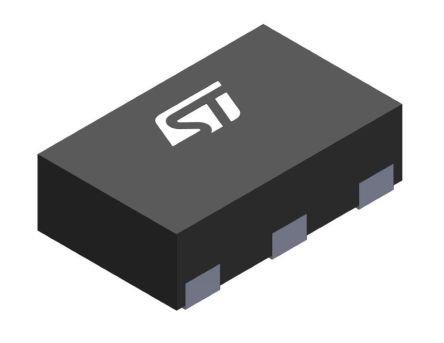 STMicroelectronics HSP051-4M5, Quad-Element Uni-Directional TVS Diode, 5-Pin μDFN