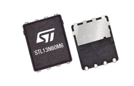 STMicroelectronics N-Channel MOSFET Transistor, 5.5 A, 600 V, 8-Pin PowerFLAT 5 X 6 HV STL10N60M6