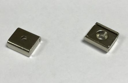 Eclipse Neodym Magnet, Kanal, 13.5mm, 4kg Bohrung X 5mm 1 X M3, L. 10mm