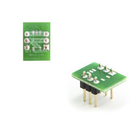 Roth Elektronik Scheda Di Espansione Multi Adapter Board RE969-04PIN Doppia Faccia 14.8 X 10.9 X 1.5mm