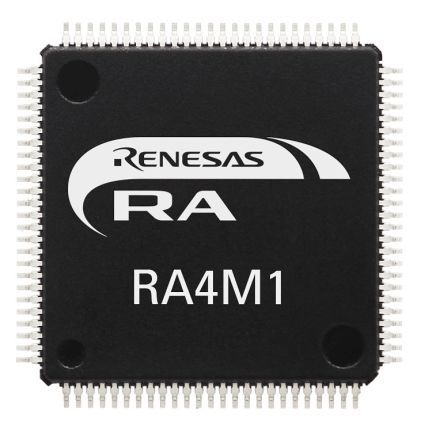 Renesas Electronics Microcontrolador R7FA4M1AB3CFP#AA0, Núcleo ARM Cortex M4, RAM 32 KB, 48MHZ, LQFP De 100 Pines