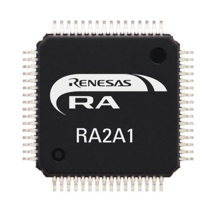 Renesas Electronics Microcontrollore, ARM Cortex M23, LQFP, RA2A1, 32 Pin, Montaggio Superficiale, 32bit, 48MHz