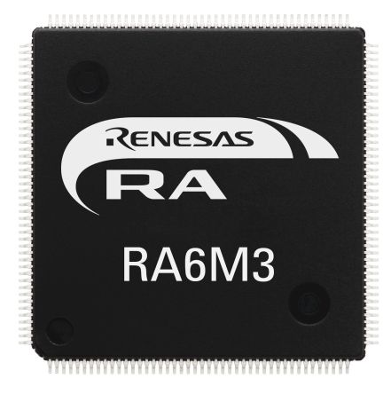 Renesas Electronics Mikrocontroller RA6M3 ARM Cortex M4 32bit SMD 2048 KB LQFP 176-Pin 120MHz 640 KB RAM USB