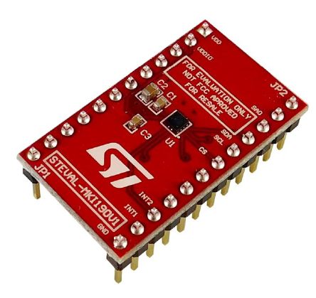 STMicroelectronics LIS2DTW12 LIS2DTW12 Adapter Board For A Standard DIL 24 Socket Entwicklungskit Für Hauptplatine