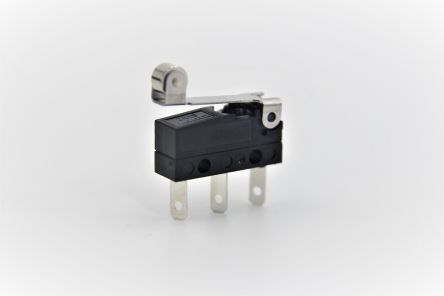 Zippy Mikroschalter Hebel-Betätiger Lötanschluss, 10 A, 1-poliger Wechsler 100 Gf -40°C - +125°C
