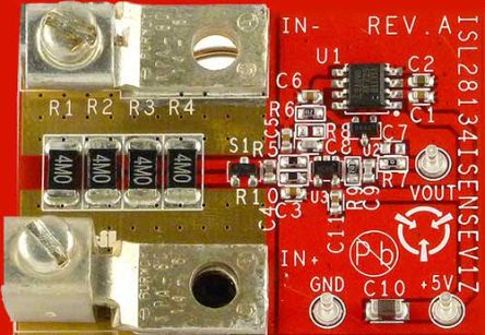 Renesas Electronics Placa De Evaluación Sensor De Corriente Bidirectional, Low-Side, Precision Current Sense Op Amp -
