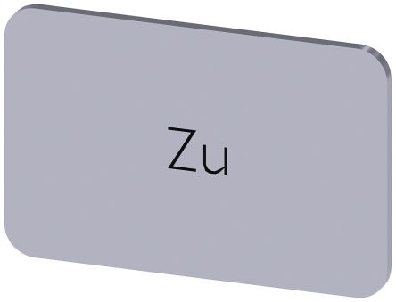 Siemens Labeling Plate, Zu