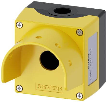 Siemens Yellow Metal SIRIUS ACT Push Button Enclosure - 22mm Diameter