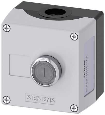 Siemens Interrupteur De Station De Commande Série SIRIUS ACT Plastique Gris IP66, IP67, IP69