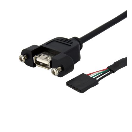StarTech.com USB-Kabel, USBA / 20-polig, IDC, 0.9m USB 2.0