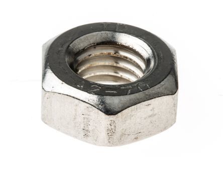 RS PRO, Plain Stainless Steel Lock Nut, DIN 934, M24