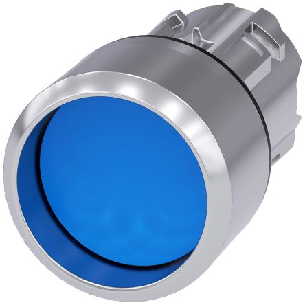 Siemens SIRIUS ACT Series Blue Momentary Push Button Head, 22mm Cutout, IP66, IP67, IP69K