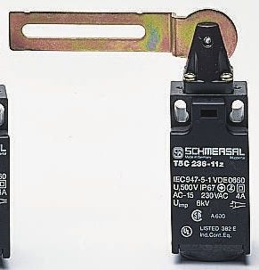 Schmersal Interruptor De Bisagra De Seguridad T5C 236-11Z, Bisagra, NA/NC, 4 A, 230V, 24V, 1, M20 X 1,5, M20, 70mm,