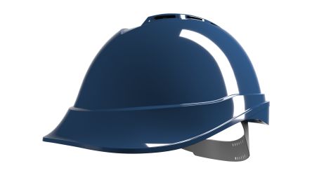 MSA Safety Casque De Sécurité Ventilé En ABS Bleu, Gamme V-Gard 200