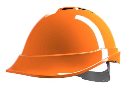 MSA Safety V-Gard 200 Schutzhelm Belüftet, Verstellbar, ABS Orange