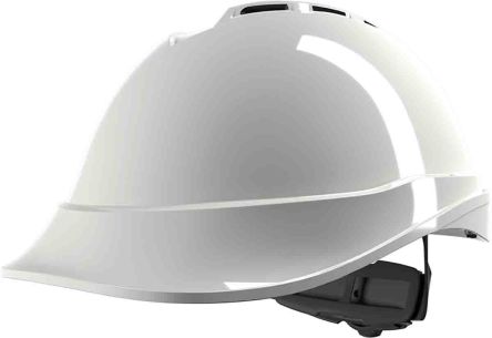MSA Safety V-Gard 200 Schutzhelm Belüftet, Verstellbar, ABS Weiß