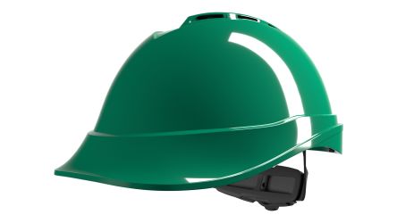 MSA Safety V-Gard 200 Schutzhelm Belüftet, Verstellbar, ABS Grün