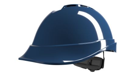 MSA Safety V-Gard 200 Schutzhelm Belüftet, Verstellbar, ABS Blau