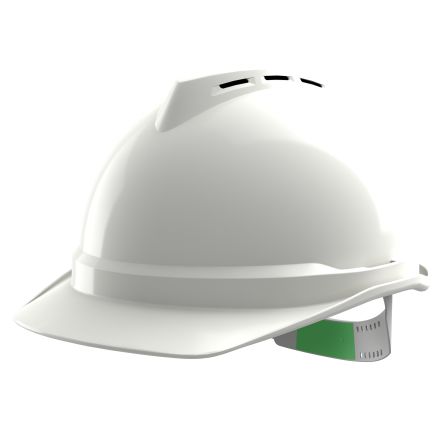 MSA Safety V-Gard 500 Schutzhelm Belüftet, Verstellbar, ABS Weiß