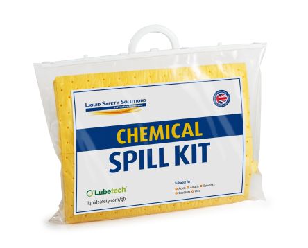 Lubetech Chemical Spill Kit Bindemittel-Kit 15 L, Aufnahme Bis 15 L