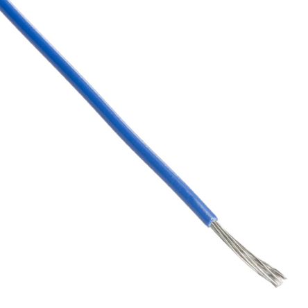 Alpha Wire Hook Up Wire UL1429, 7055, 0,33 Mm², Bleu, 22 AWG, 30m, 150 V