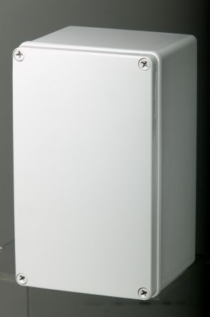 Fibox 聚碳酸酯外壳, 外部尺寸230 x 140 x 125mm, IP66, IP67, 灰色
