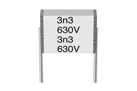 EPCOS Condensador De Película AEC-Q200D, 470nF, ±5%, 63 V Ac, 100 V Dc, Montaje En Orificio Pasante