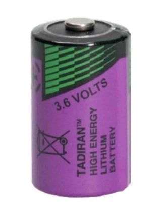 Tadiran SL-550 1/2 AA Batterie, 3.6V / 800mAh Li-Thionylchlorid, Fahnen 14.7 (Dia.) X 25.2mm