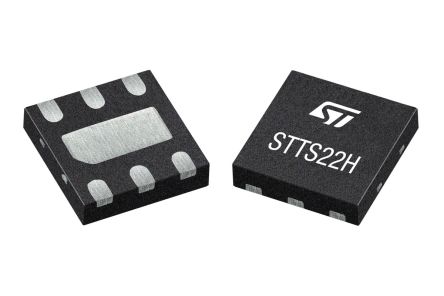 STMicroelectronics Temperatursensor 0.5°C SMD, 6-Pin, I2C -40 Bis +125 °C.
