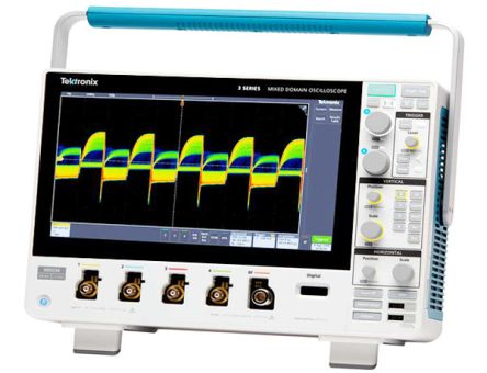 Tektronix MDO34 Mixed-Domain Oszilloskop, 4-Kanal Analog / 16-Kanal Digital, 1GHz, DKD/DAkkS-kalibriert