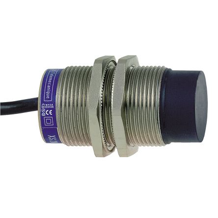 Telemecanique Sensors Inductive Barrel-Style Proximity Sensor, M30 X 1.5, 22 Mm Detection, 20 → 264 V Ac/dc, 24