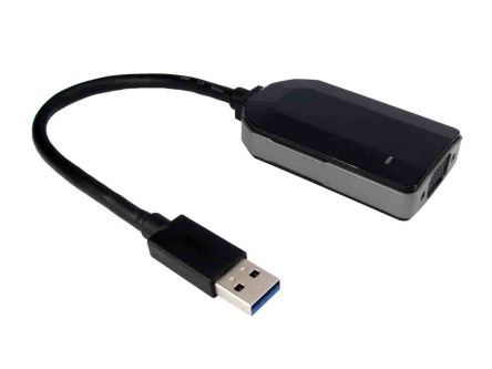 RS PRO Adapter, USB 3.0, USB A 1 Display, - VGA, 2048 X 1152