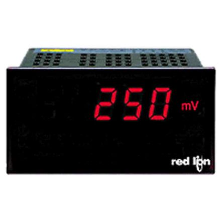Red Lion 数字面板仪表, PAX系列, 测量应变计, 45mm高切面, LED