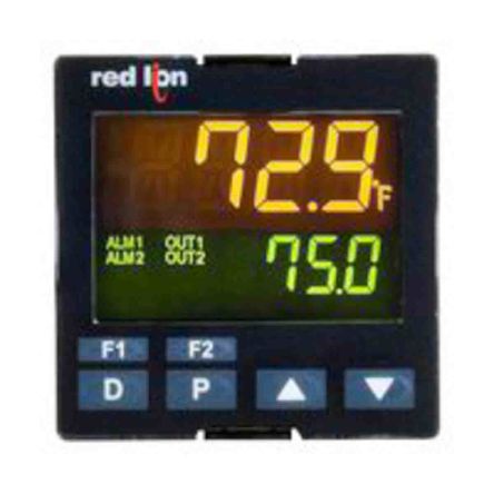 Red Lion PID控制器, PXU系列, 100 → 240 V ac电源, 继电器输出, 48 x 48mm