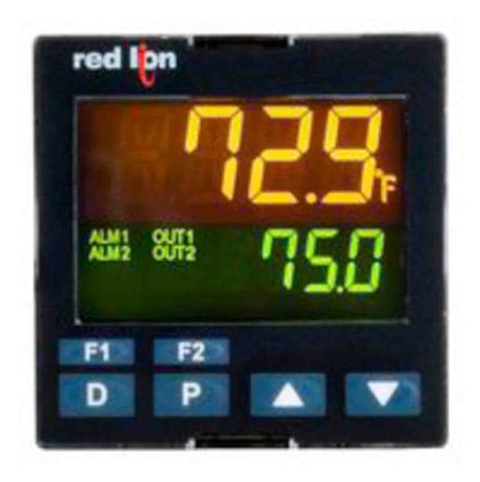 Red Lion Controlador De Temperatura PID Serie PXU, 48 X 48mm, 100 240 V Ac, 1 Entrada Analógico, 2 Salidas Lógico/SSR,