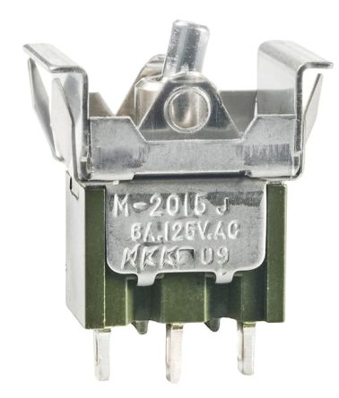 NKK Switches M2015TJW01 Wippschalter Einpoliger Wechselschalter (SPDT), On-(On)