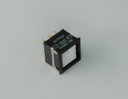 NKK Switches Bouton-poussoir, On-Onlumineux, 0.4VA Montage Sur Circuit Imprimé