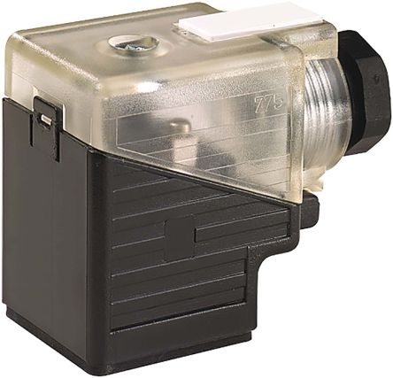 Murrelektronik Limited Conector De Válvula DIN 43650 A, Hembra, 2P+E, 110 V, 230 V CA/cc, Con Circuito De Protección,