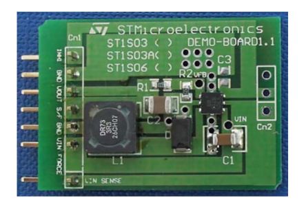 STMicroelectronics Demonstration Board For ST1S03 For Powering The Low-Voltage Digital Core In HDD Applications