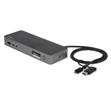 StarTech.com Dual Monitor 4K Docking Station with DisplayPort - 4 x USB ports, USB C