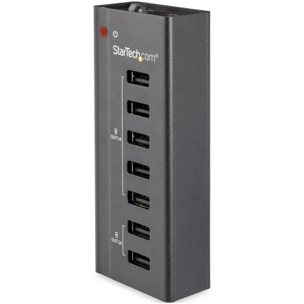 StarTech.com, USB 2.0 USB-Hub, 7 USB Ports, USB A, USB, Netzteil, 45 Mm X 11cm