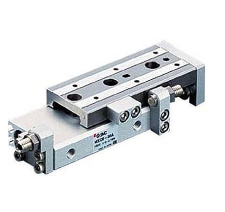 SMC Pneumatic Guided Cylinder - 16mm Bore, 125mm Stroke, MXQ Series, Double Acting