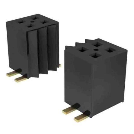 Samtec Conector Hembra Para PCB Serie FLE FLE-110, De 10 Vías En 2 Filas, Paso 1.27mm, Montaje Superficial, Terminación