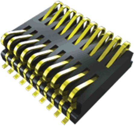 Samtec File Di Contatti PCB, 40 Vie, 2 File, Passo 1.0mm