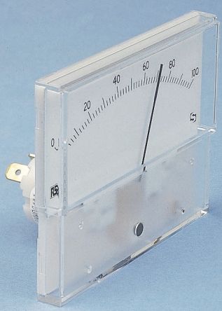 Sifam Tinsley Amperemeter 50μA DC Drehspule, 42.4mm X 20.2mm T. 31.2mm / +/-2.5 %