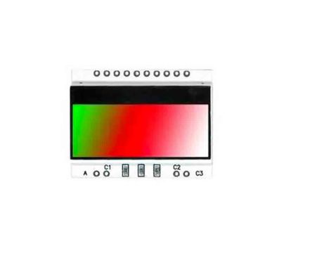 Display Visions Retroiluminación De Display LED, Color Verde, Rojo, Blanco, Dim. 36 X 28mm