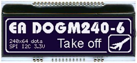 Display Visions EA DOG Monochrom LCD, I2C / SPI Interface